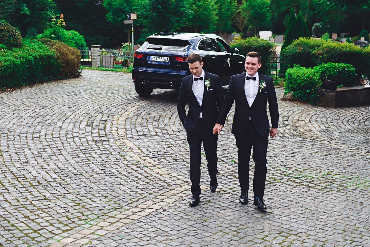 Bild zu Eine Männerhochzeit im Naafshäuschen in Lohmar