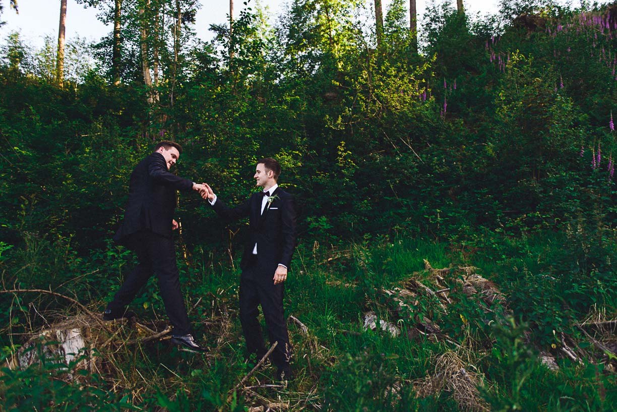 Bild zu Eine Männerhochzeit im Naafshäuschen in Lohmar